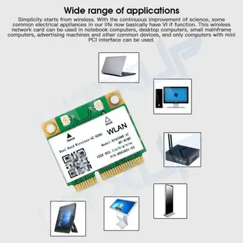 8265HMW 8265AC 8260 5G Dvofrekvencijska Ugrađena Gigabitne Bežična mrežna kartica Bluetooth 4.0 Mini Pcie Zlatno-zelene boje 7265HMW AC  10