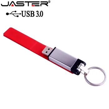 JASTER USB 3.0 LOGO klijenta koža i metalni stil USB Flash drive, flash drive 8 GB 16 GB, 32 GB privjesak memorijska Kartica memorijsku ćete karticu  10