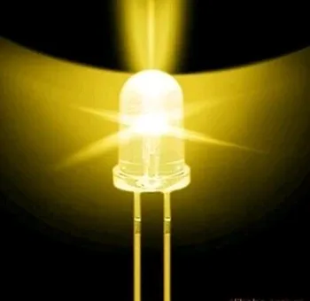 2017 Prodaja direktna Prodaja Novi Led Smd 100 kom. Super Svijetle 5 mm Cijele Uv/ Žuta Led Led F5 Svjetlo Za Diy Svjetla  10
