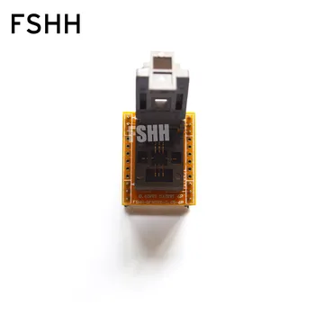 FSHH QFN6 na программатору DIP8 adapter WSON6 DFN6 MLF6 IC Korak test utora=0,65 mm Veličina=5x5 mm  10