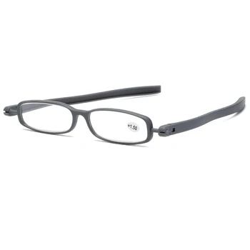 Zilead Mini-Naočale Za Čitanje Sklopivi Revolving Ženski Muški Male Crne Optički Naočale Za Dalekovidost Diopters+1+1.5+2+2.5+3+3.5+4  10