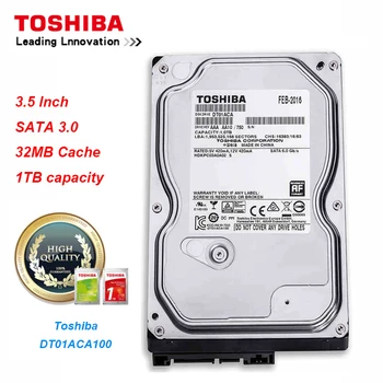 Originalni Tvrdi Disk Toshiba 1T DT01ACA100 SATA/300 7200 O / min, 32 MB Cache, 3,5