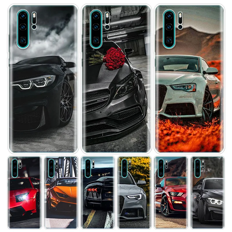 Sportski automobili Gospodo Gospodo Silikonska Torbica za telefon Huawei Y5 Y6 Y7 Y9 Honor 10 Lite 9 8A Pro 8S 8X P Smart Z 2019 9X 10i 20 7X