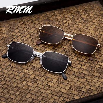 Brand RMM high-end gospodo trg sunčane naočale u metalnom ivicom джентльменские sunčane naočale za muškarce crna, smeđa  10