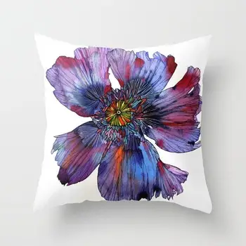 Cvijet i leptir uzorak ukrasni jastuk jastučnicu torbica za zračni jastuk za kauč dekorativna jastučnica uredski ukras  10