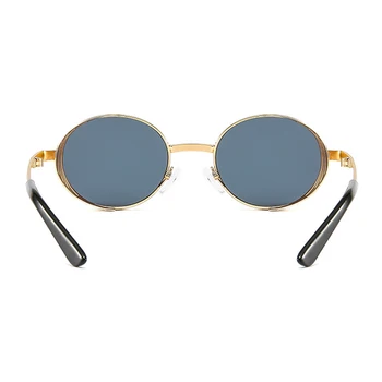 Klasične Sunčane naočale u steampunk stilu Za muškarce i žene Luksuzni brand Klasicni Okrugle Sunčane naočale Ženske metalne naočale UV400 Oculos De Sol Masculino  10