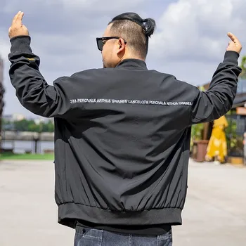Негабаритная muška jakna-бомбер L-5XL 2021 Muška jakna-бомбер s višestrukim džepovima jakne-бомберы, Stilski odjeću, ветровка u stilu hip-hop, kaputi i jakne  10
