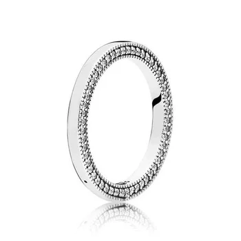 6 Stil Za žene Prsten srebrne boje Nakit Logo Potpis s Kristalne posude Srce Privjesak, Prsten Za Žene Nakit  10