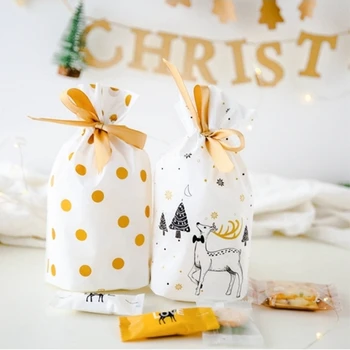 Božićni poklon paket Božićno torba za čokolade Vjenčanje college Torba na niz Božićnih ukrasa za dom Darove za Novu godinu 2021  10