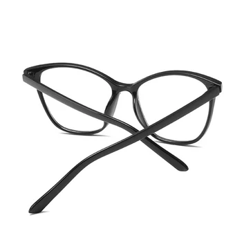 Yoovos Okvira za naočale s кошачьим okom Za žene 2021 Klasicni Okvira za naočale s prozirnim staklima Rimless za naočale za žene Četvrtastog Люнет De Vu Femme  10