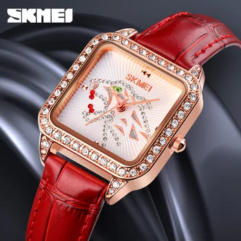 Najbolji Brand Luksuzni Ženski sat sa dijamantima Visoke Kvalitete Rose Gold Kvarcni Satovi Ženski Moda Ženske haljine Ručni Sat za poklon  10