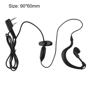 NOVI 2-pinski Mikrofon Slušalice Slušalica Uho Kuka Slušalice za Baofeng Radio UV 5R 888s  10