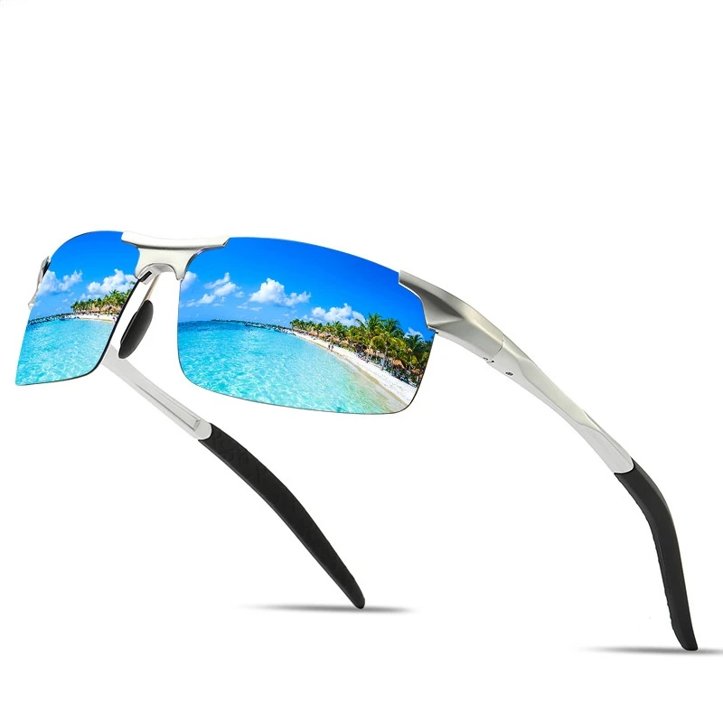 Aluminij Magnezij Polarizirane Sunčane naočale Za ribolov na otvorenom Sportske Naočale od lake legure u okvirima Sunčane naočale za muškarce