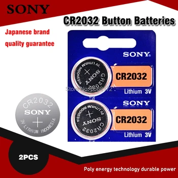 2 kom. za SONY 2032 baterija cr2032 cr 2032 5004LC KL2032 SB-T15 3 Na Dugme ćelija Litij baterije za sat Računalne igre  10