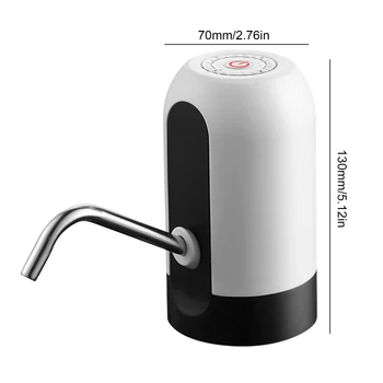 Potrošačke Prijenosni Dispenzer Za Vodu Pametna Bežična Električna Pumpa za vodu USB Punjenje Automatski Dozator Pića Boca Vodena Pumpa  10