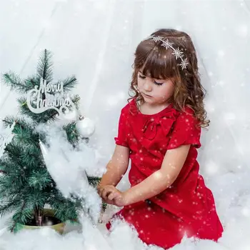 Božićno traka za kosu Slatka Sjaj Pahuljica Obruči za kosu šlem Večernje suveniri Pribora za djecu Očaravajući Božićni trake za kosu  10